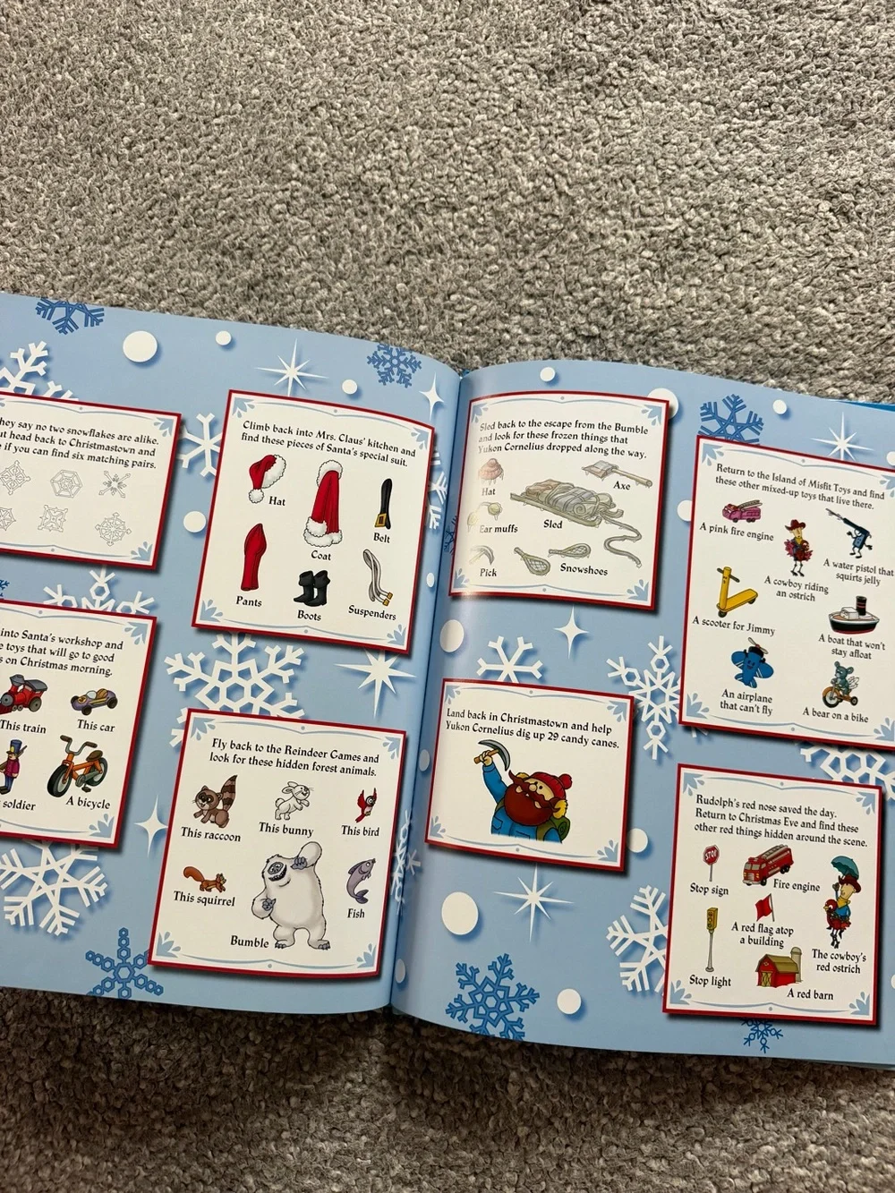 Rudolph the Red-Nosed Reindeer Look and Find Book